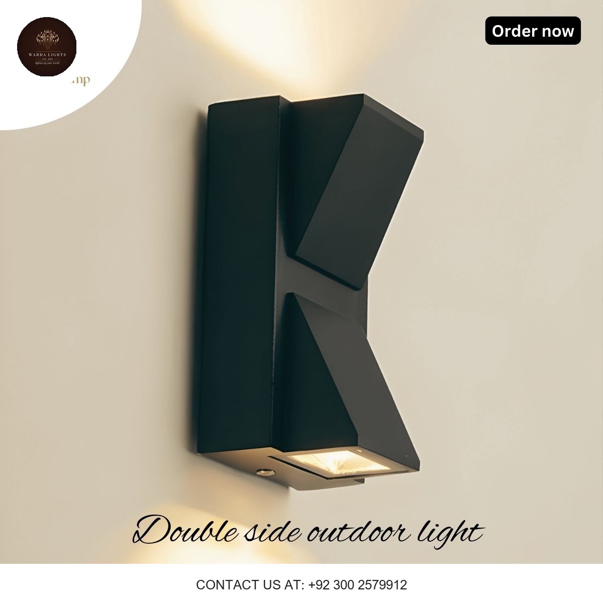 DOUBLE SIDED 6W LED OUTDOOR LIGHT