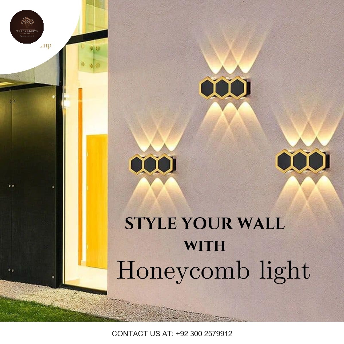 HONEYCOMB OUTDOOR LIGHT