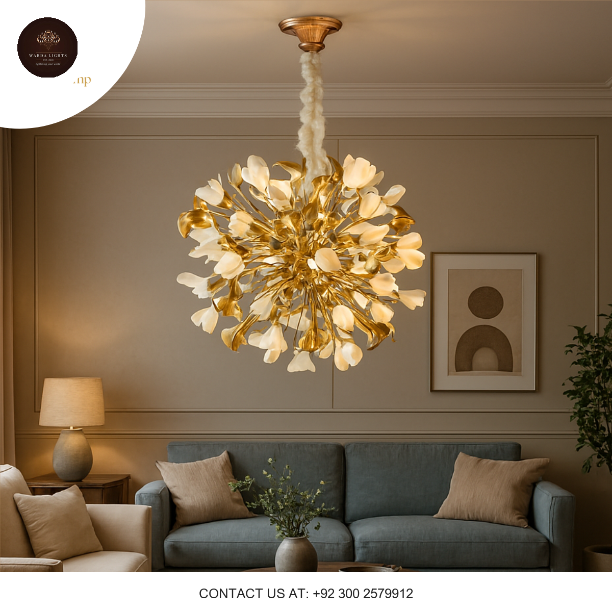FLORAL CHANDELIER