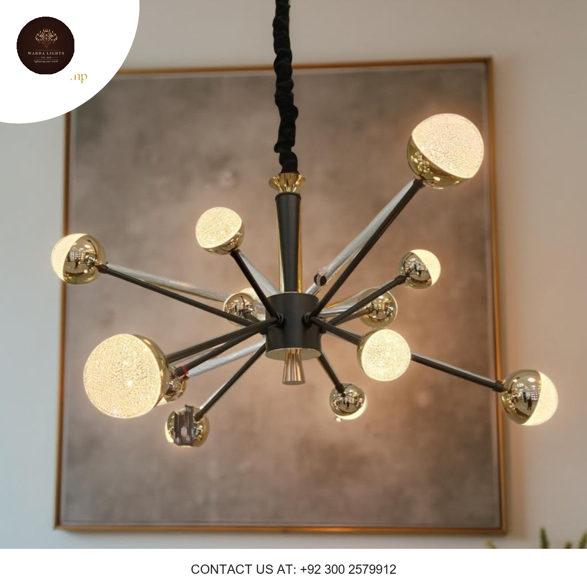 MODERN GLOBE CHANDELIER