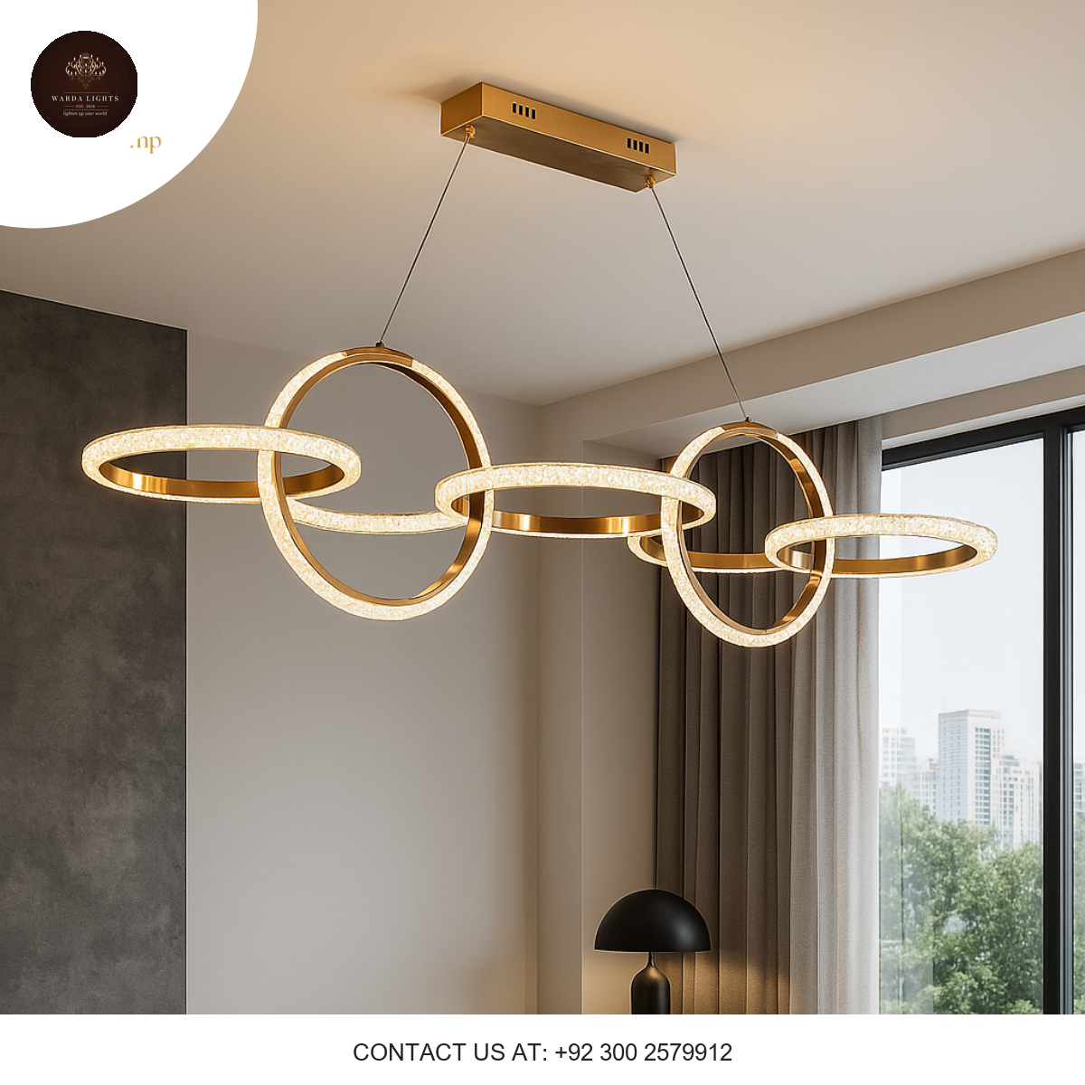 HORIZONTAL RING HANGING LIGHT