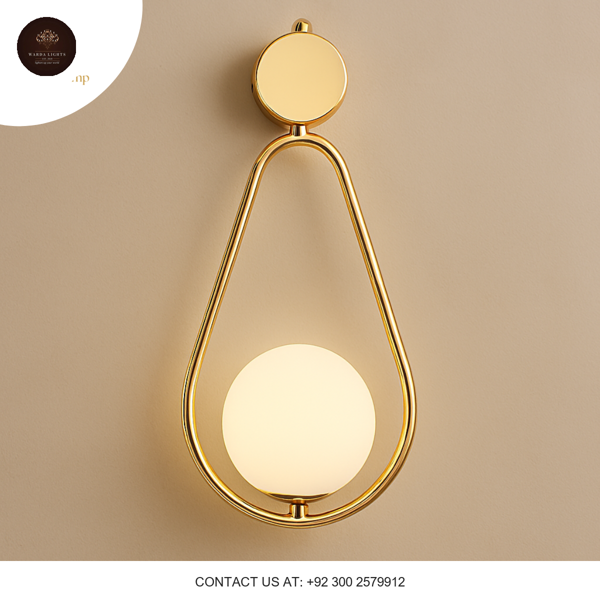 TEAR DROP WALL LIGHT