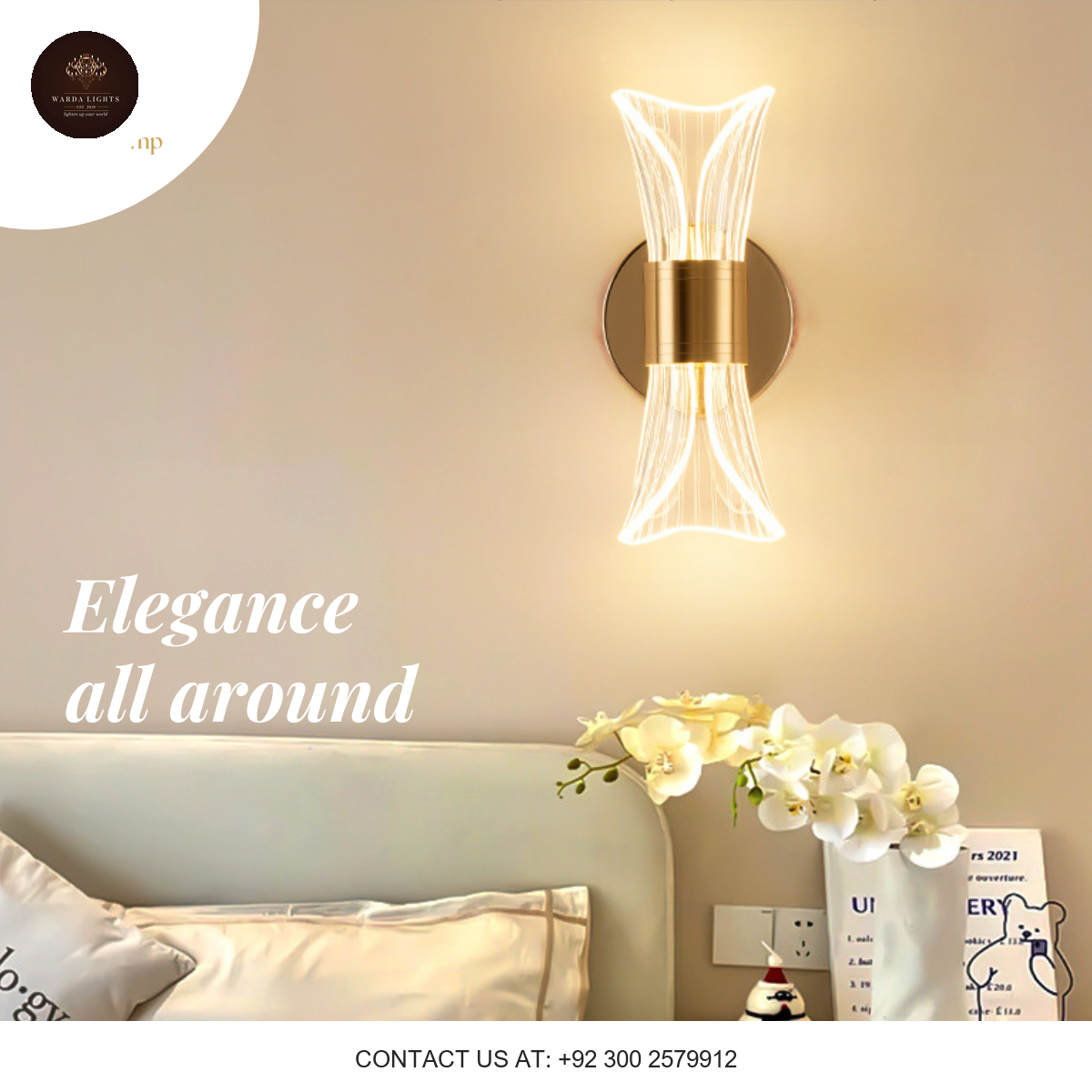 MODERN DECORATIVE WALL SCONE