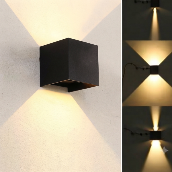 Architectural Cube LED Wall Light