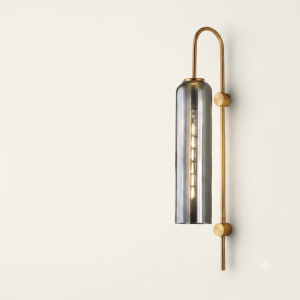 VINTAGE LINEAR GLASS WALL SCONE