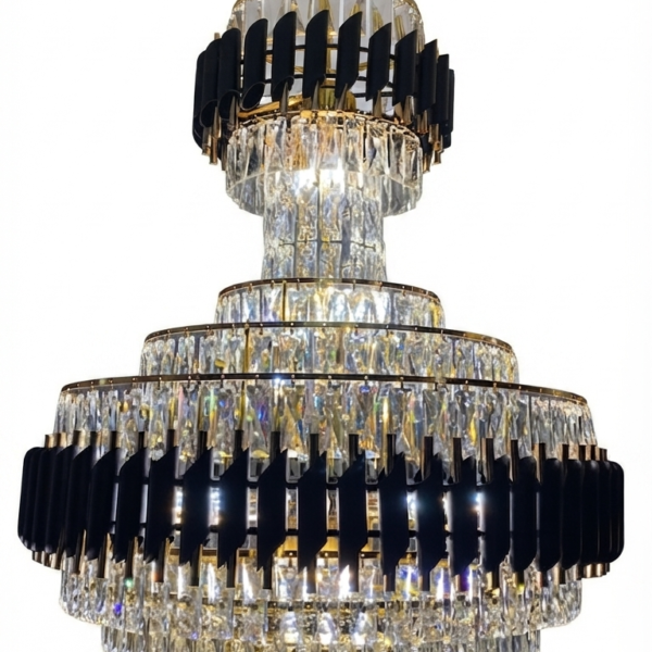 Luxury Tiered Prism Chandelier