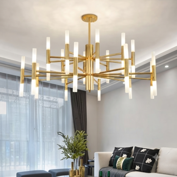 Swan Art Chandelier