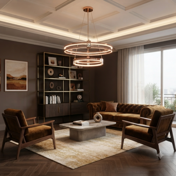 DOUBLE RING CHANDELIER