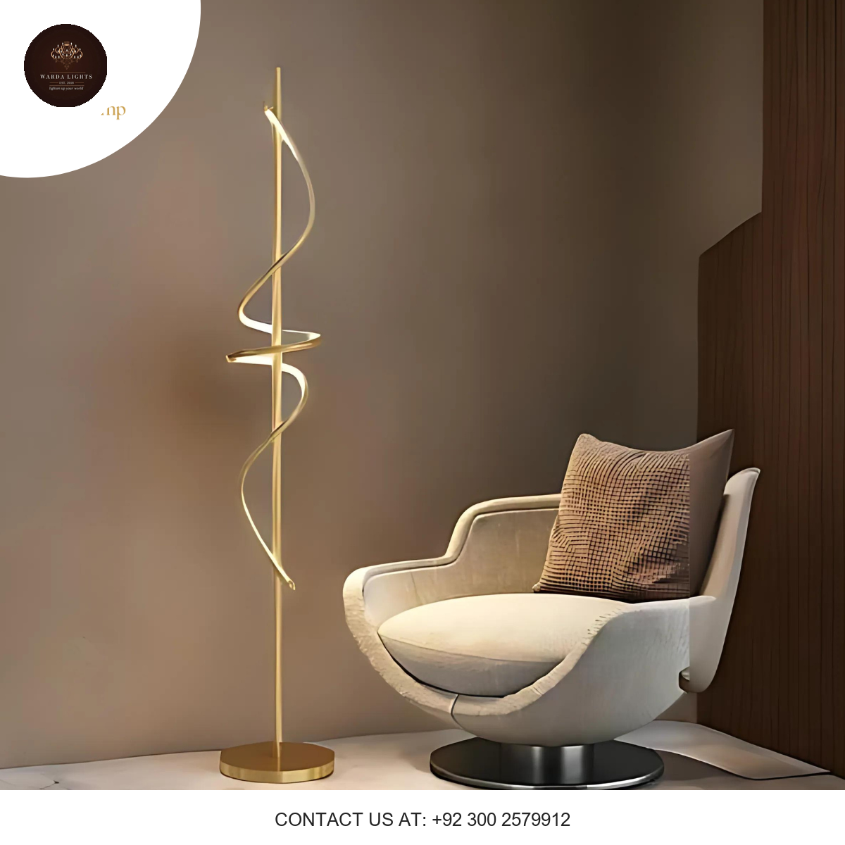 SPIRAL FLOOR LAMP