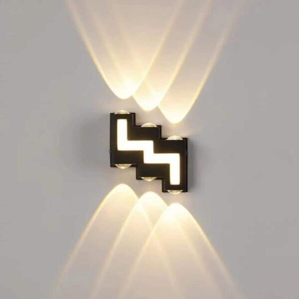 Modern Geometric Up & Down LED Wall Sconce