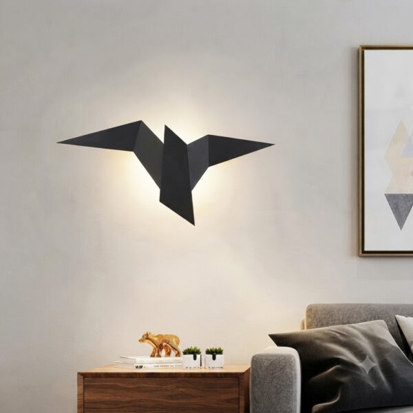 Modern Origami Bird LED Wall Light / Sconce