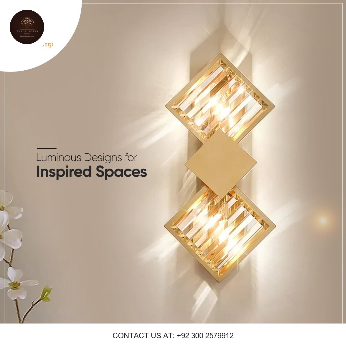 GOLD BODY RHOMBUS LUXURY LIGHT