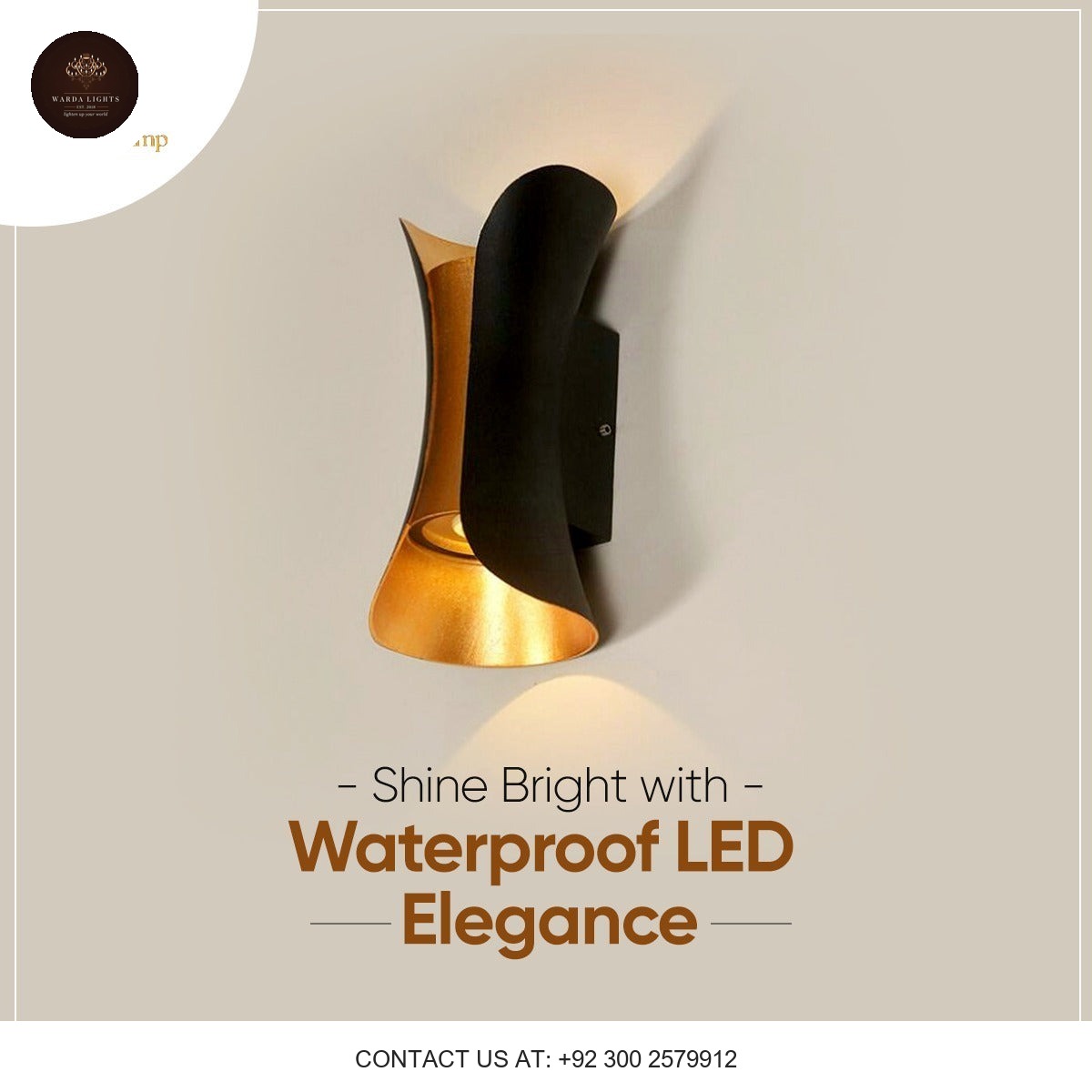MODERN LED WALL LAMP INDOOR & OUTDOOR