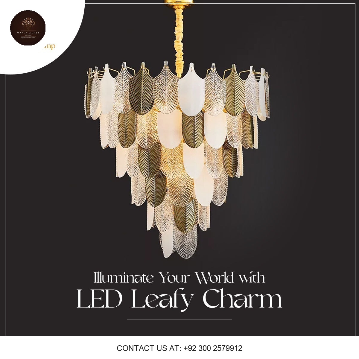 MULTI SHADE FEATHER CHANDELIER