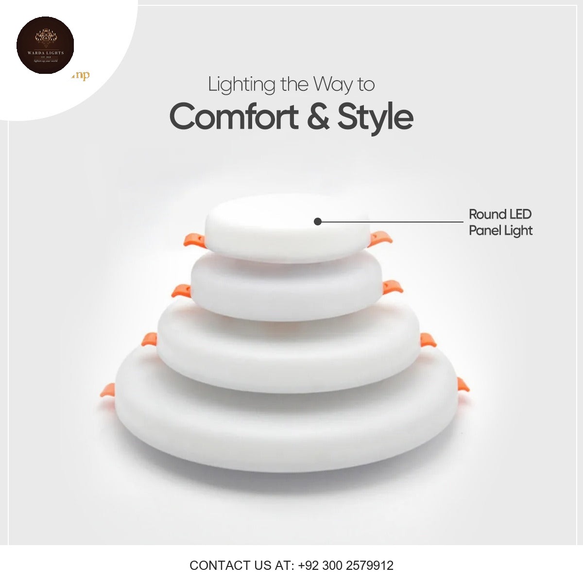 Ultra Thin Round LED Panel Light