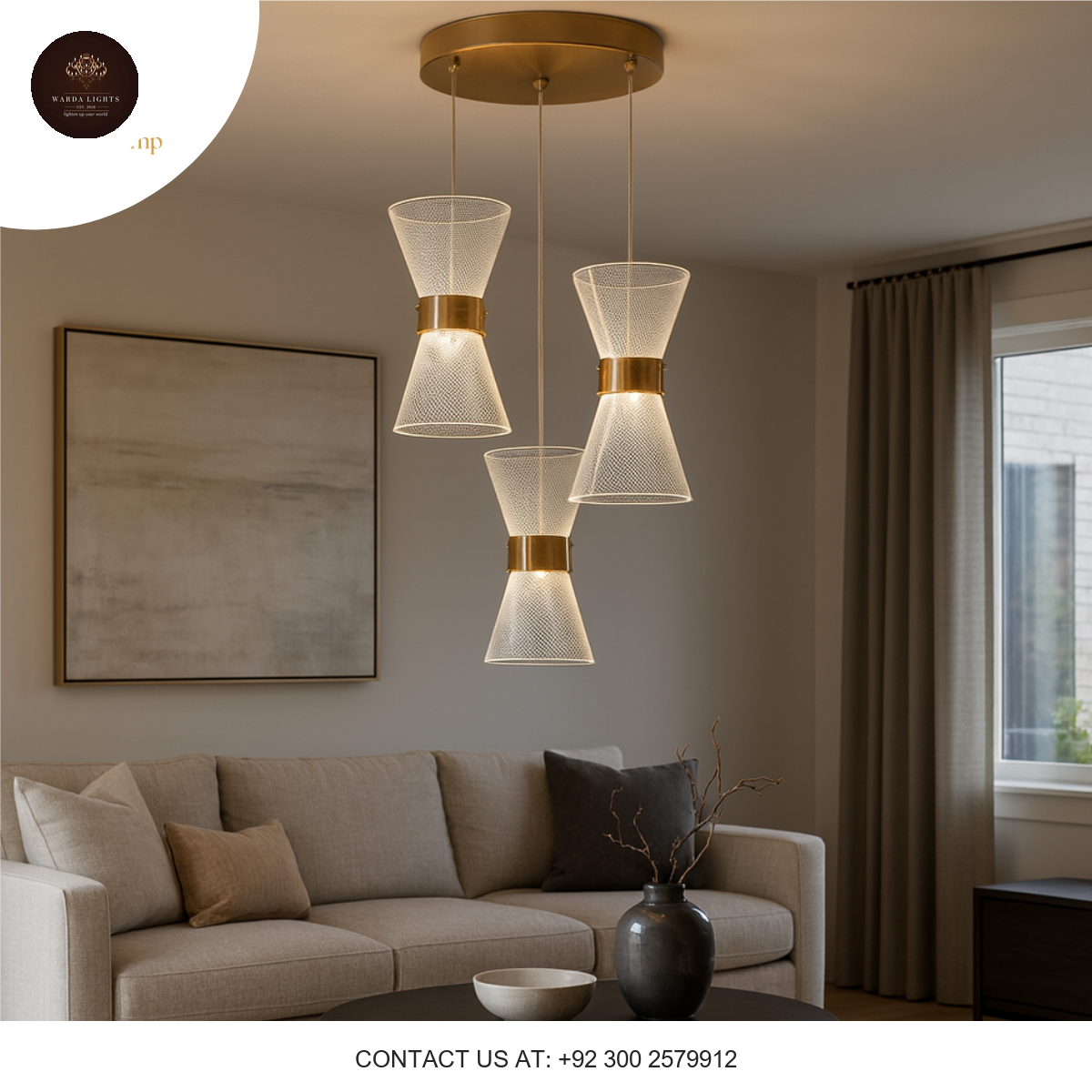 MODERN ACRYLIC PENDANT LIGHT