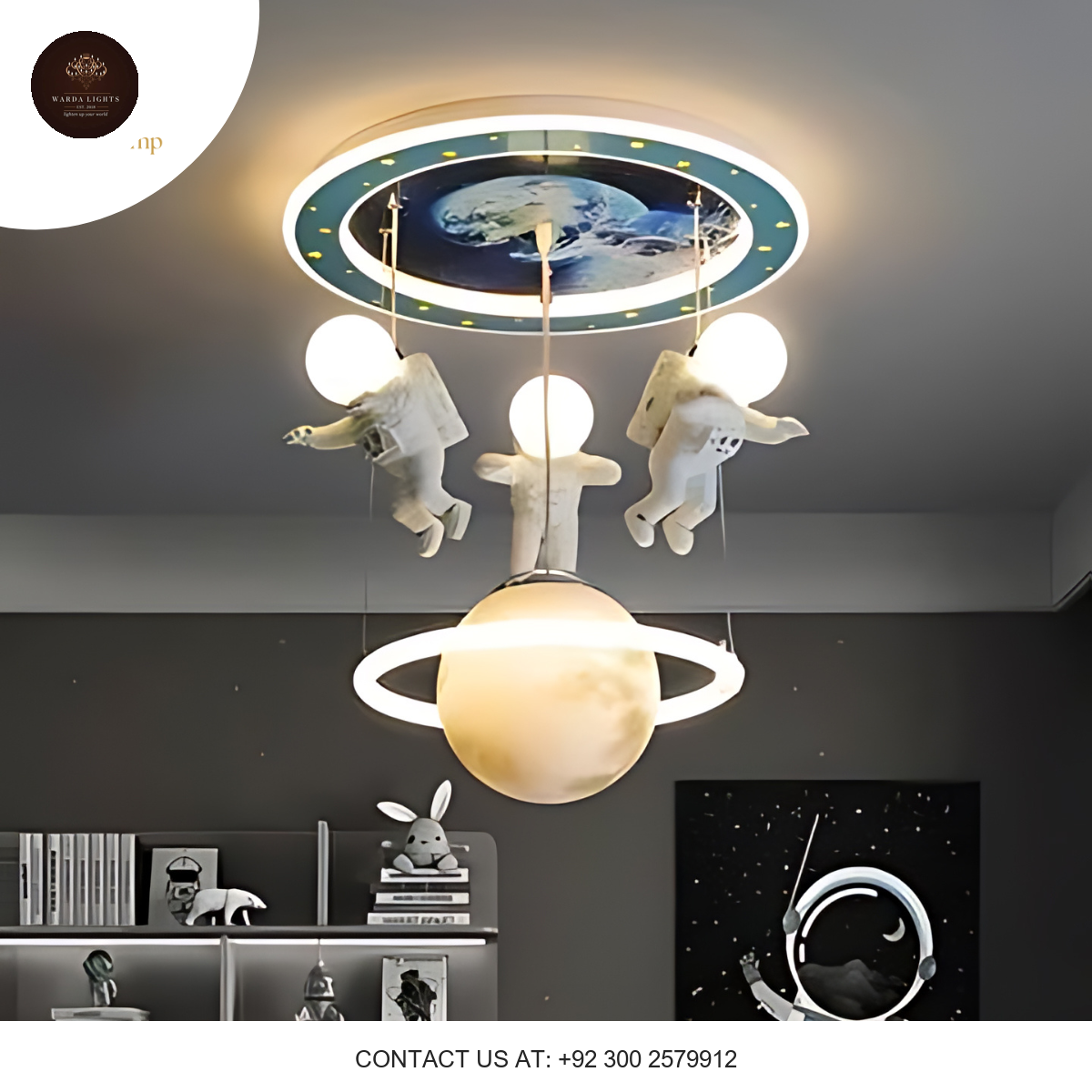 ASTRONAUT CHANDELIER
