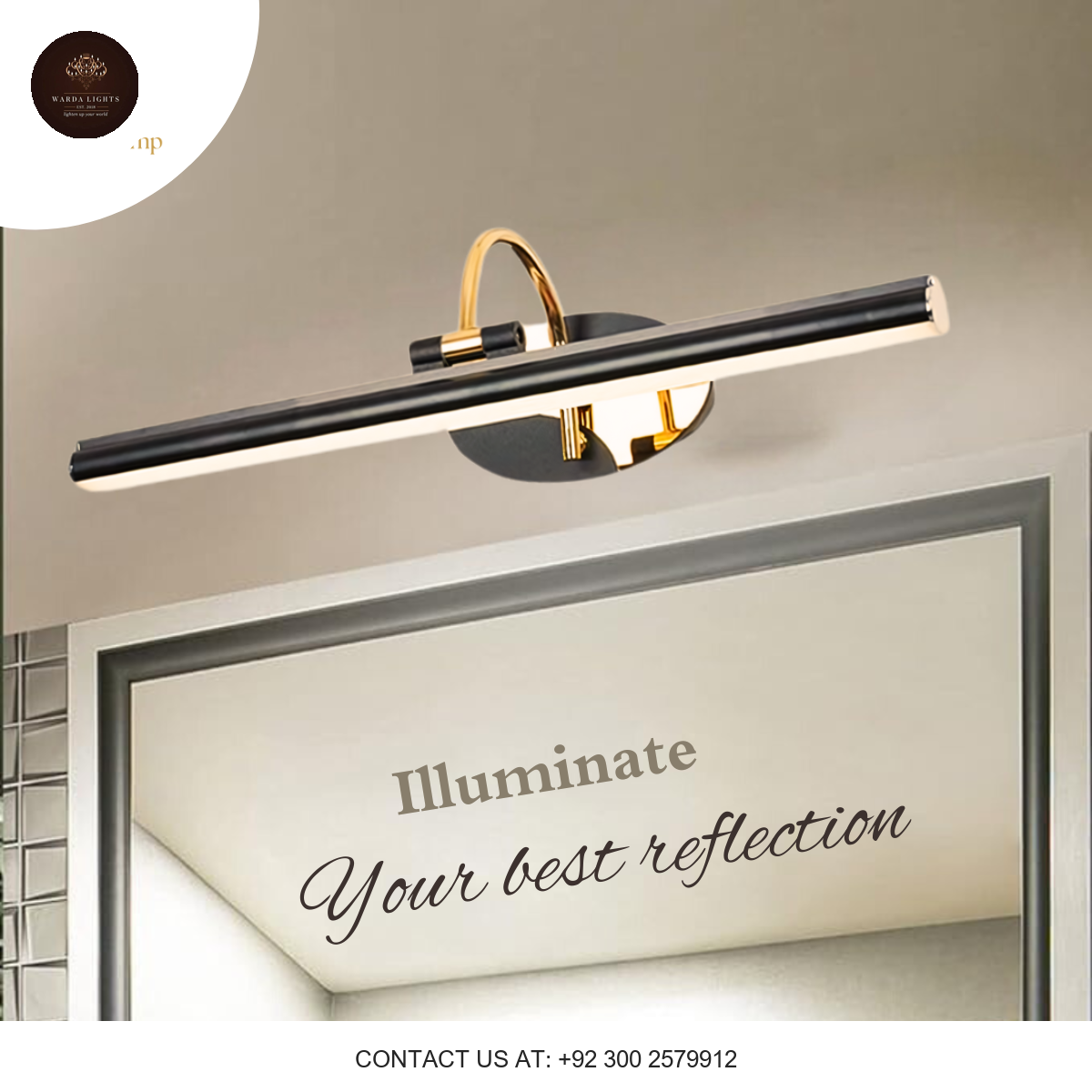 BATHROOM LED BLACK LIGHT