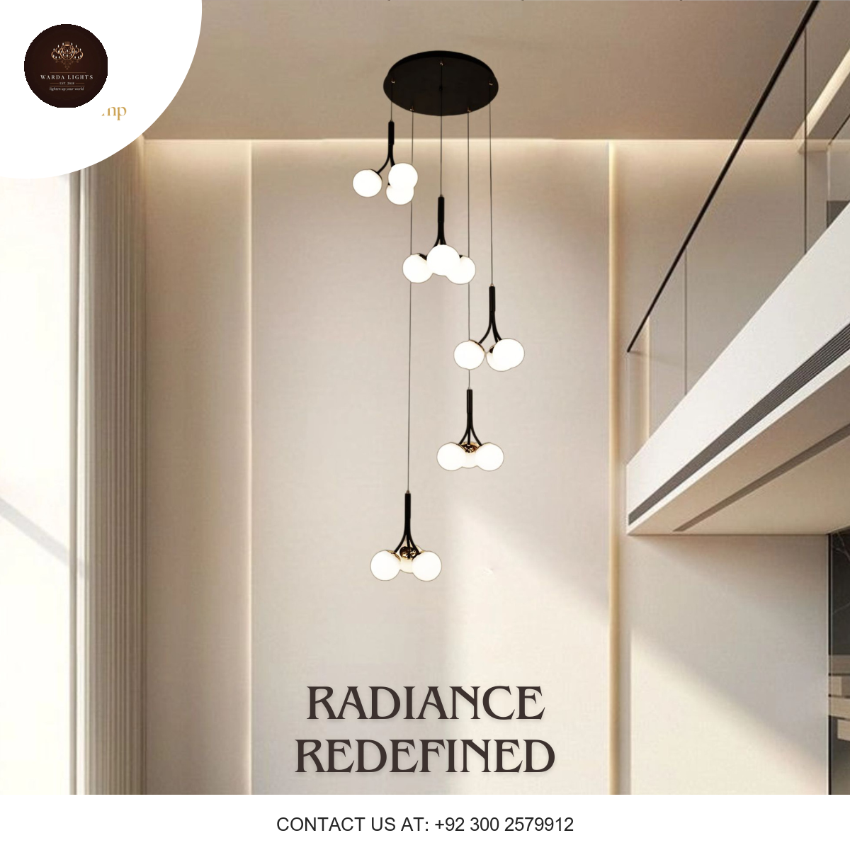 BLACK & WHITE PENDANT LIGHT
