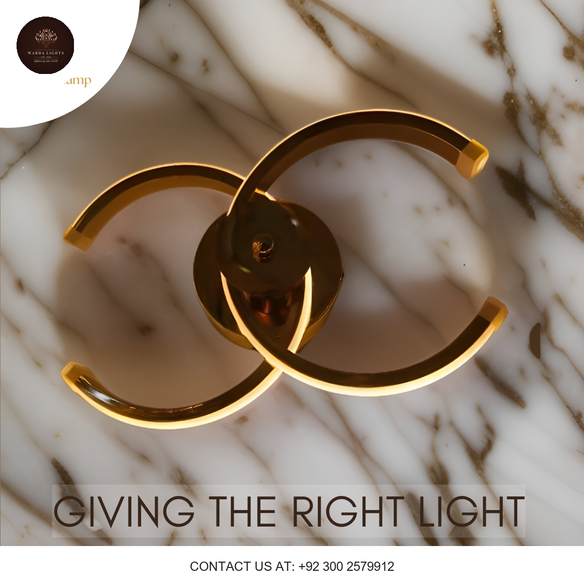 DOUBLE C SHAPE LED LIGHT