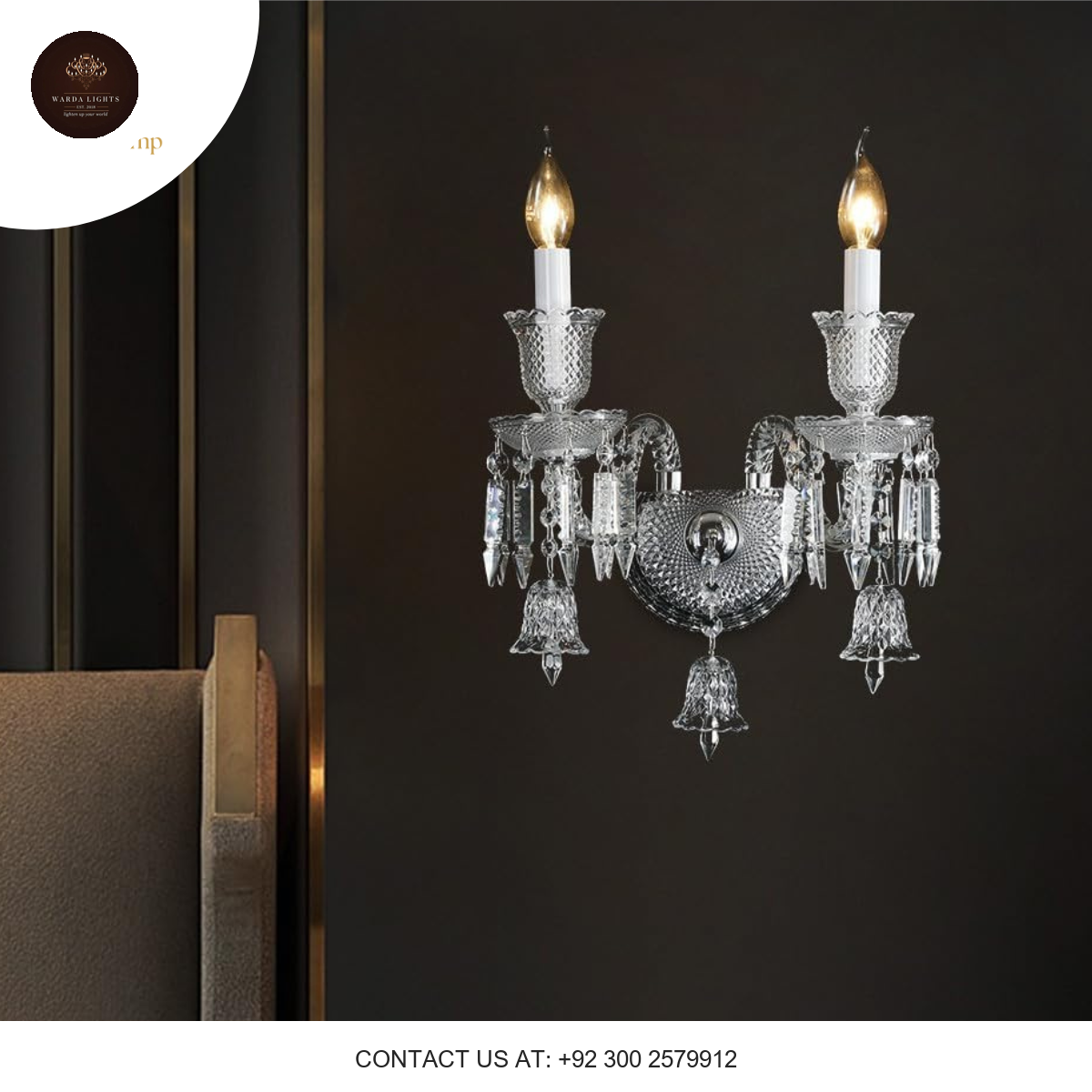 CRYSTAL WALL LAMP