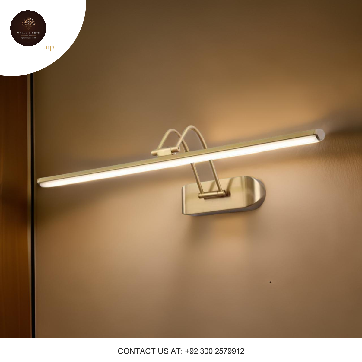 GOLD VANITY LIGHT