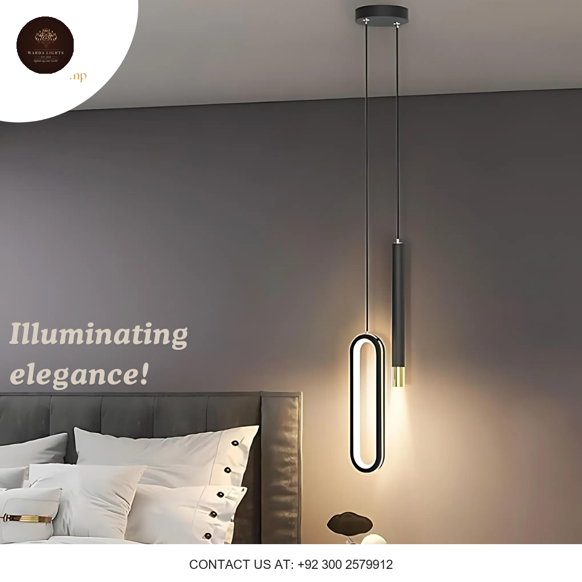 BEDSIDE HANGING + READING LIGHT