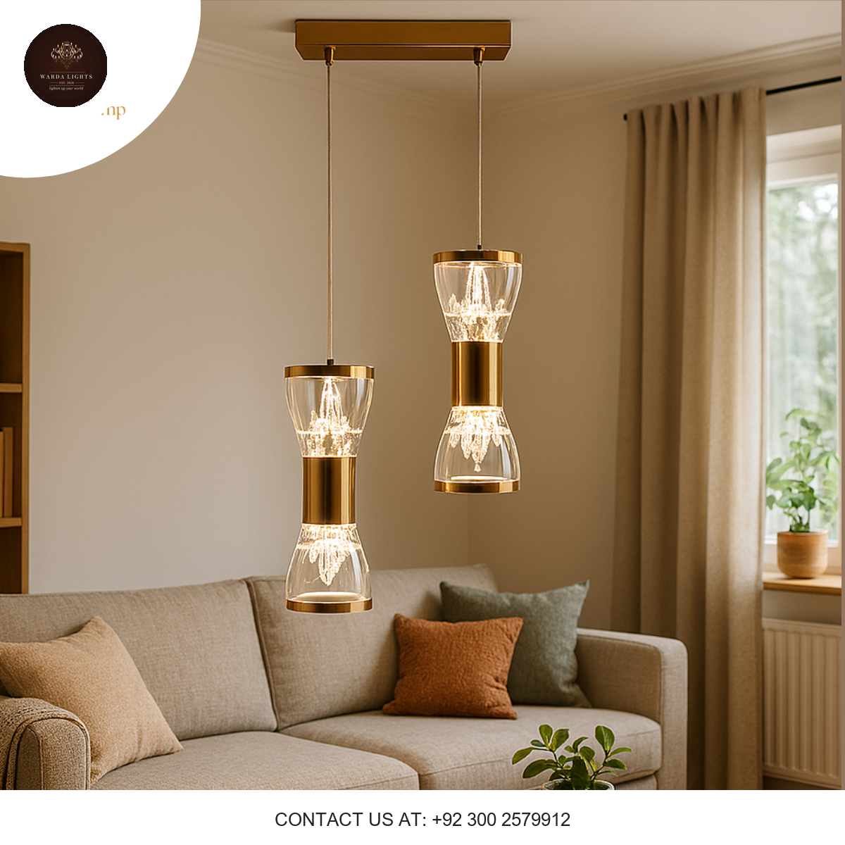 HOURGLASS PENDANT LIGHT