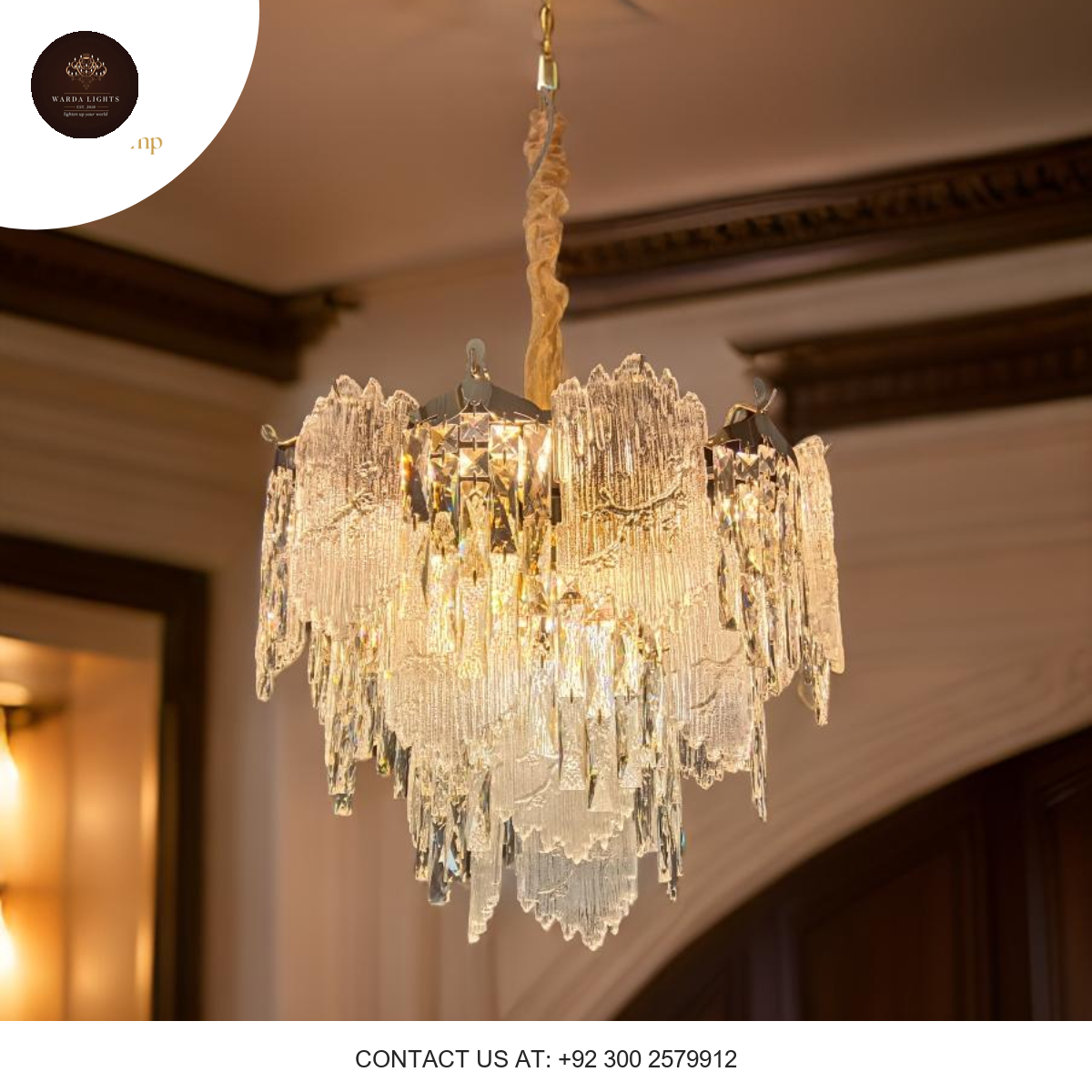 ICE CRYSTAL CHANDELIER