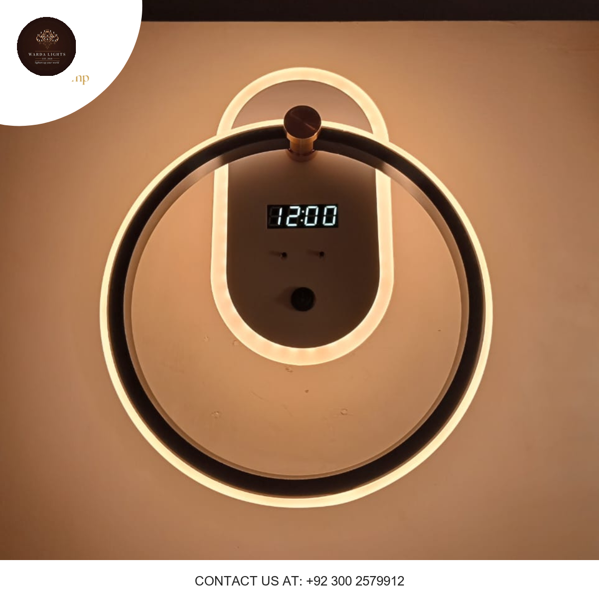 LED ROUND CLOCK LIGHT