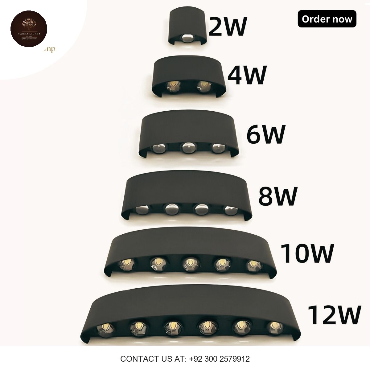ALUMINIUM MODERN BLACK SHADE WALL LAMP