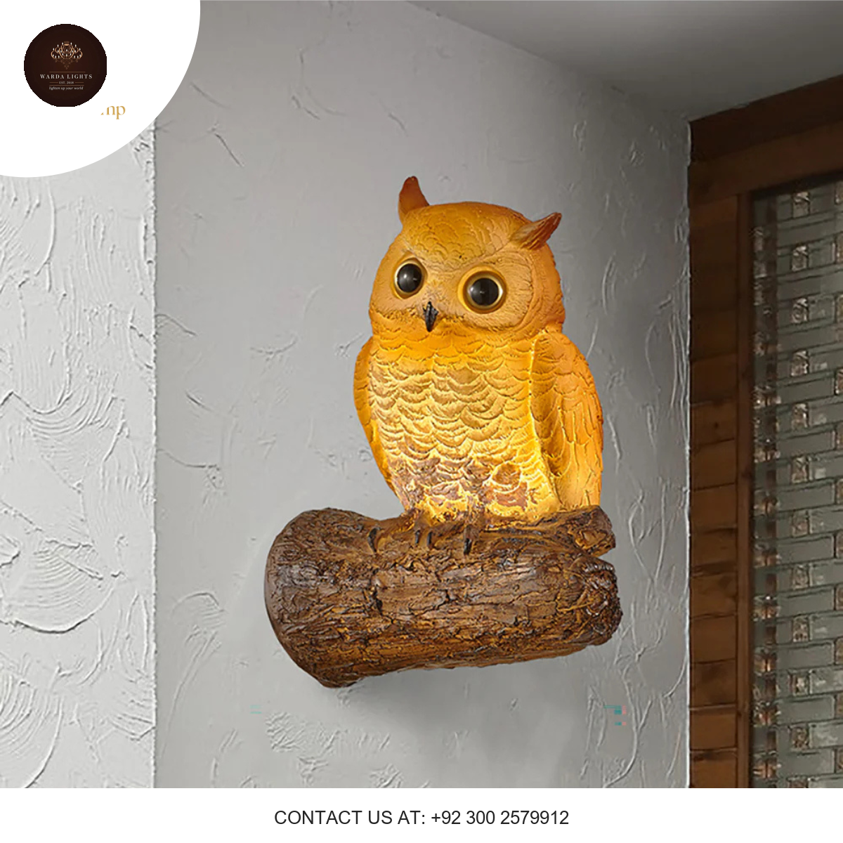 OWL WALL SCONCE