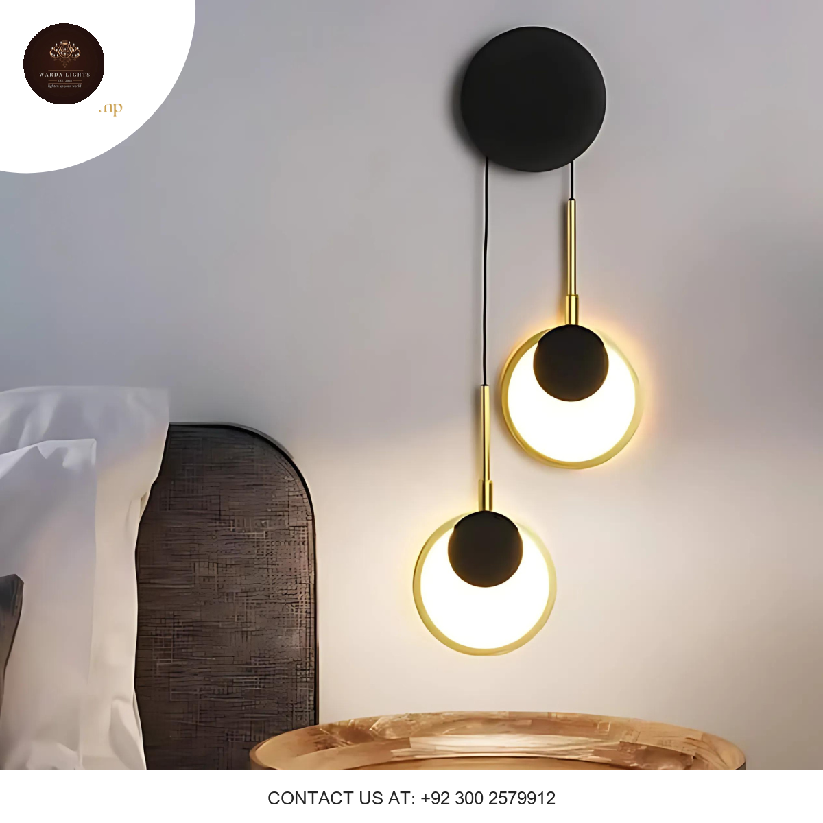 MODERN PENDANT WALL LIGHT