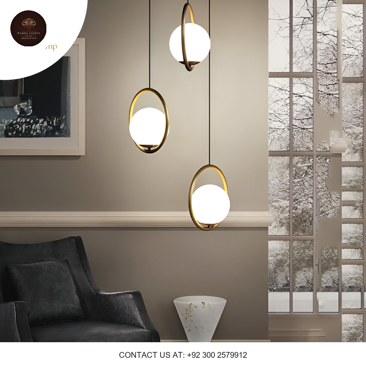 ROUND PENDANT CEILING LIGHT