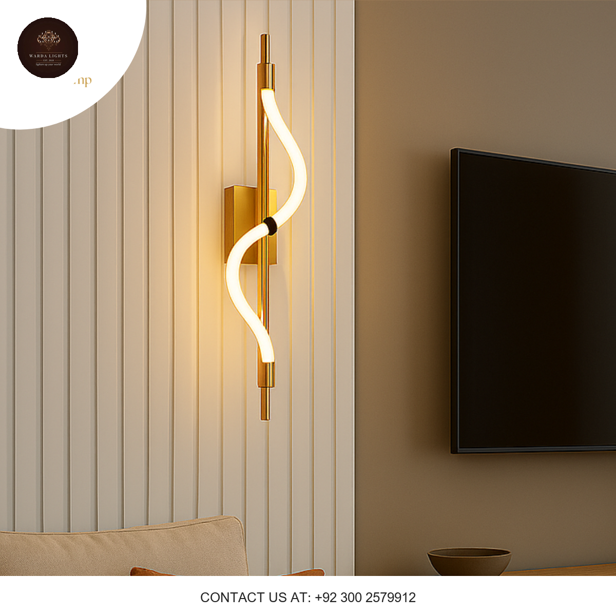 GOLD SPIRAL LIGHT