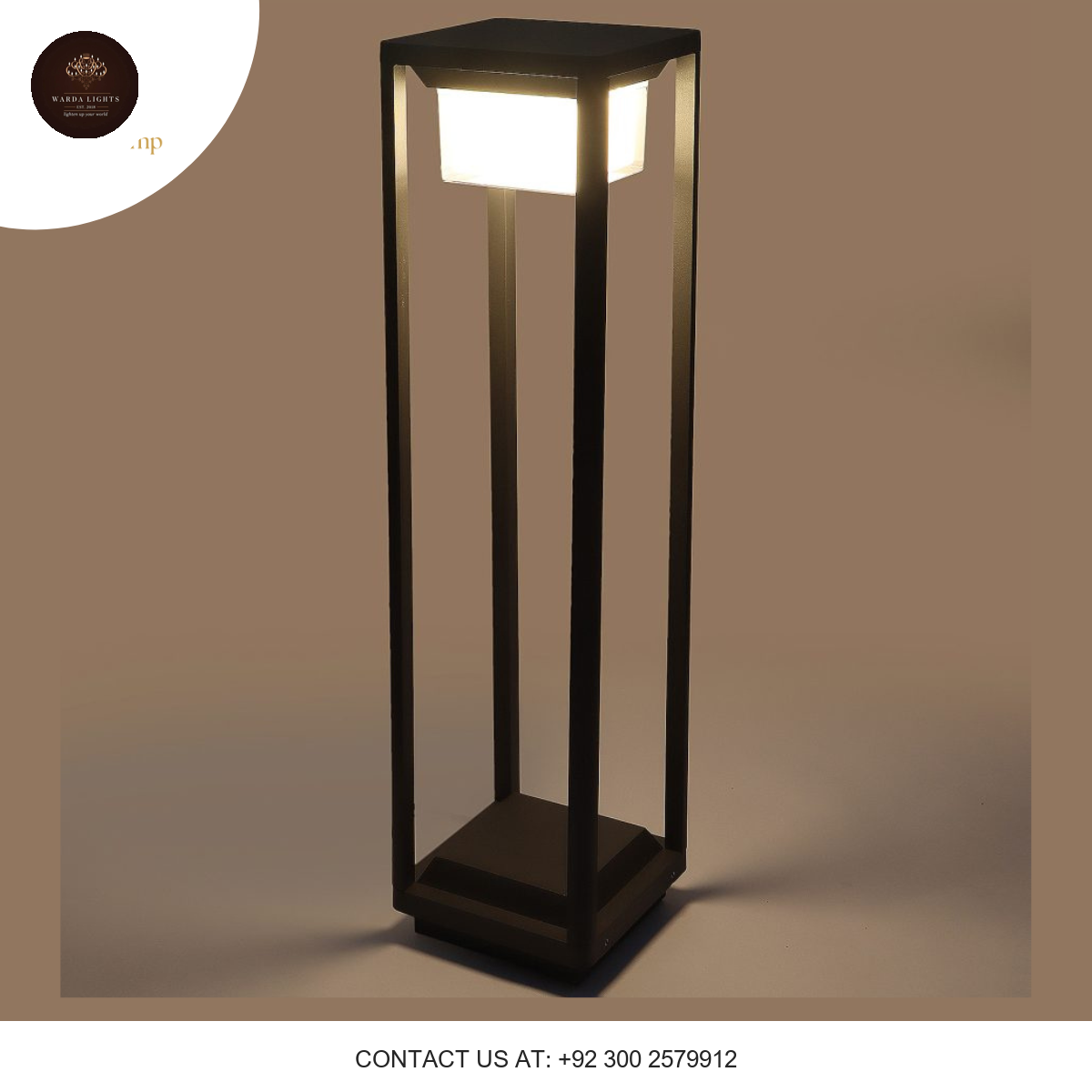 ALUMINIUM STANDING GARDEN LIGHT