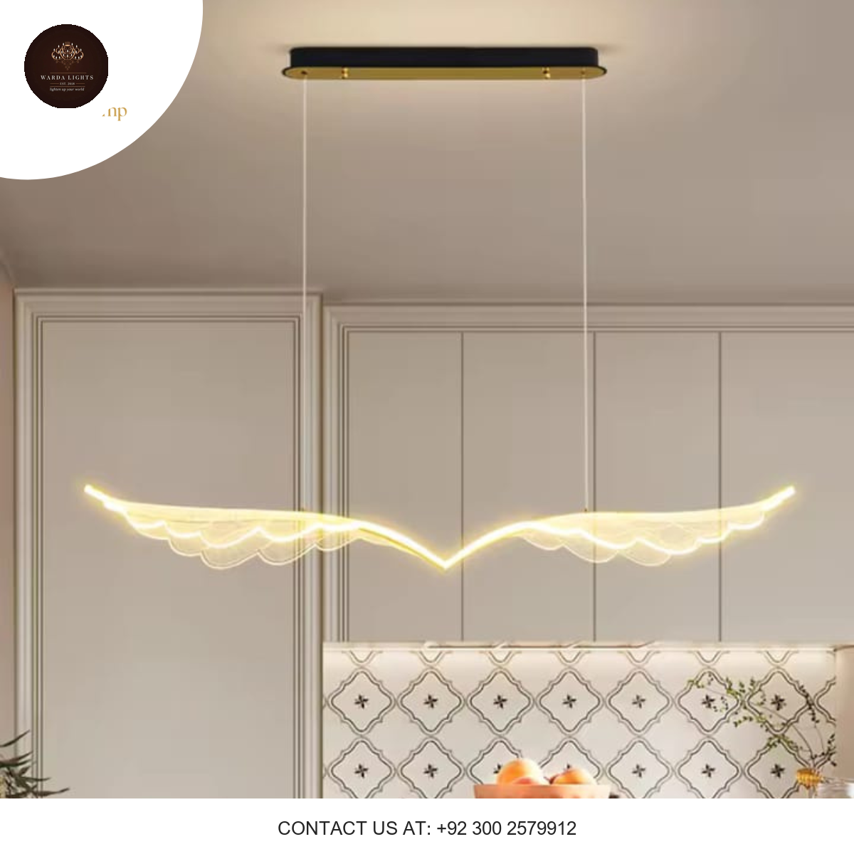 WING DESIGN PENDANT LIGHT
